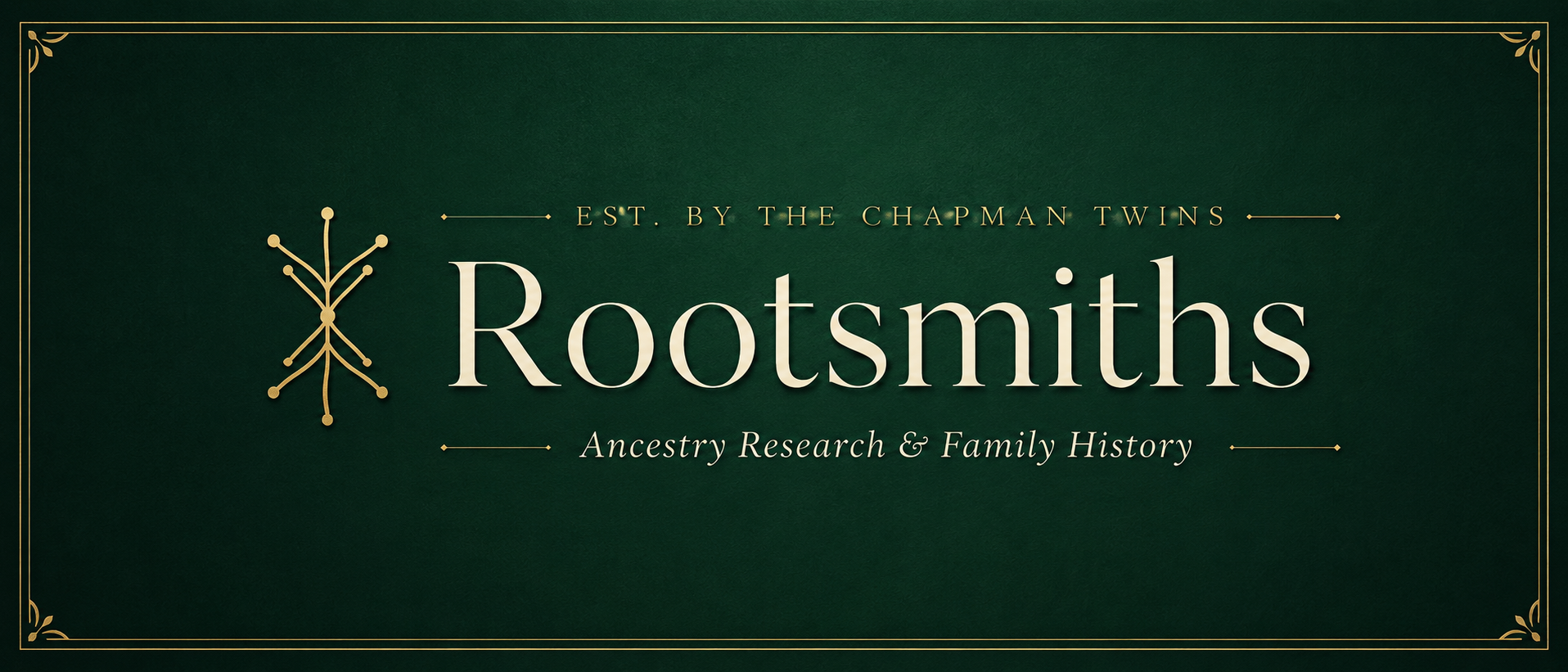 Rootsmiths — Ancestry Research & Family History, established by the Chapman twins